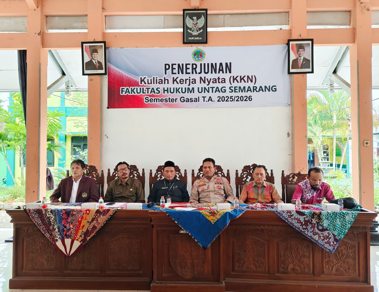 Penerjunan KKN Fakultas HUKUM UNTAG Semarang di Kecamatan Rembang